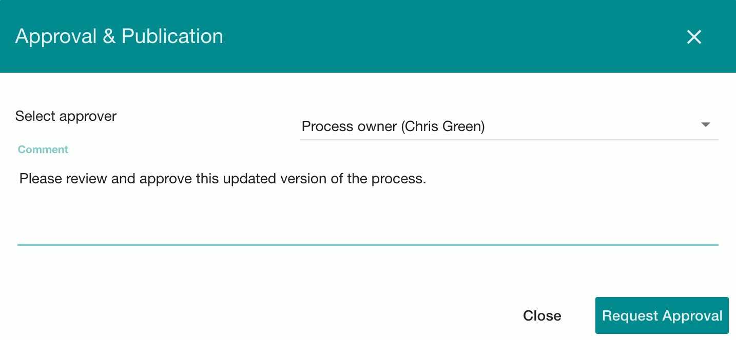 Process approval