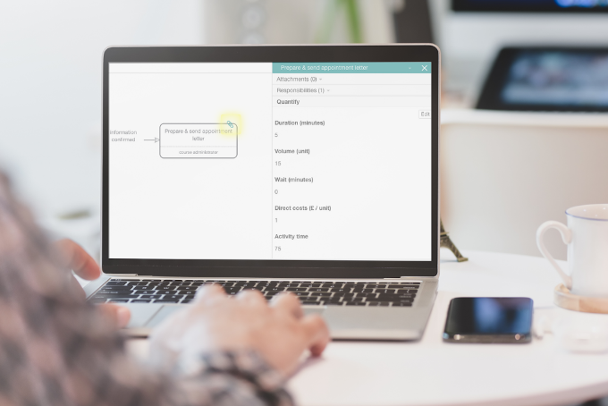 laptop with Skore Quantify questionnaire